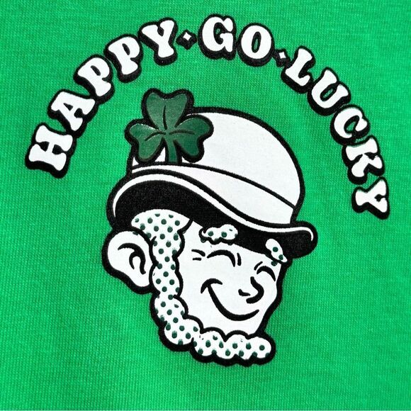 Way To Celebrate Boys Kids Short Sleeve Green St. Patrick’s Day Tee. 14-16 Husky - Picture 3 of 9